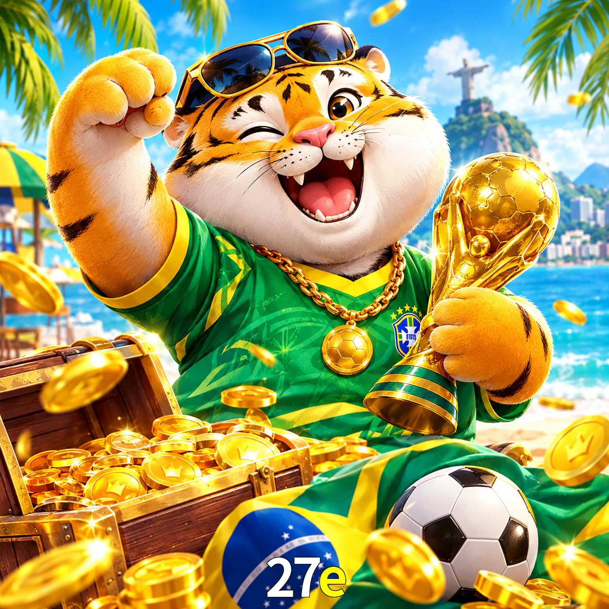 Imagem promocional da 27e mostrando a plataforma e suas vantagens